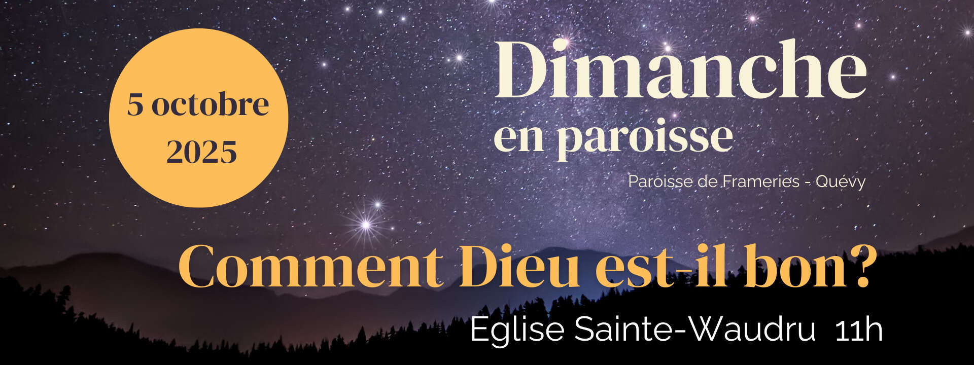Dimanche en paroisse, 5 octobre